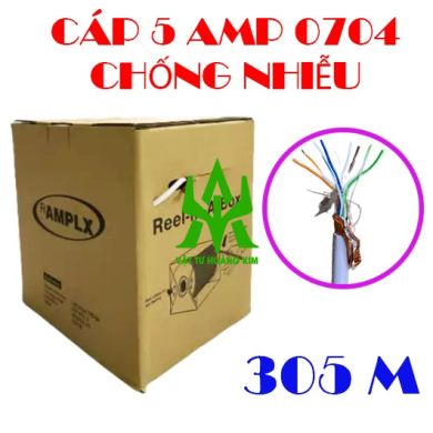 Cable AMP 0704 CHỐNG NHIỄU - CÁP MẠNG CHÍNH HÃNG 305M GOOD 9999