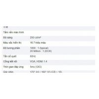 MÀN HÌNH LCD AOC 22B3HM FULL VIỀN 21.5 inch FHD CHÍNH HÃNG