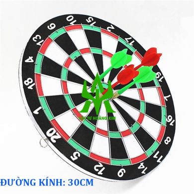 BẢNG PHÓNG PHI TIÊU 30CM KÈM 4 MŨI