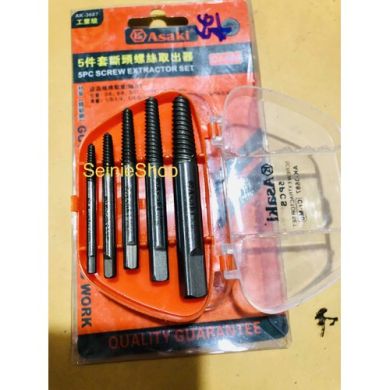 Bộ 5 mũi ren lấy buloong ốc vít gãy AK-3687