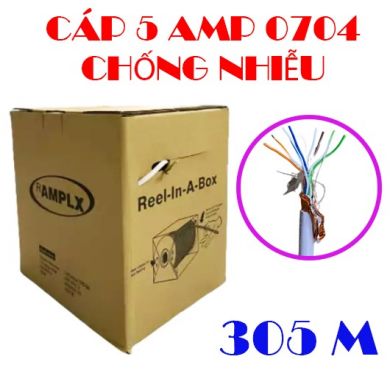 Cable AMP 0704 CHỐNG NHIỄU - CÁP MẠNG CHÍNH HÃNG 305M GOOD 9999