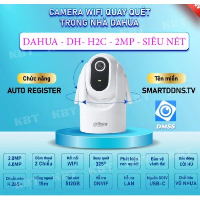 Camera Wifi Dahua DH H2C 2MP HERO C1 CHÍNH HÃNG