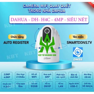 Camera Wifi Dahua DH H4C 4MP HERO C1 CHÍNH HÃNG