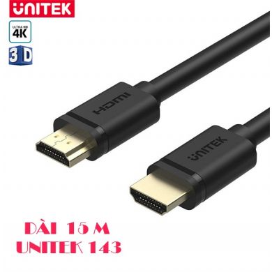Cáp HDMI 15m Unitek YC-143M -4K CHÍNH HÃNG