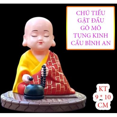 CHÚ TIỂU GẬT ĐẦU GÕ MÕ TỤNG KINH CẦU BÌNH AN