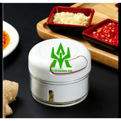 Dụng Cụ Xay Tỏi Ớt Kéo Tay Mẫu Mới