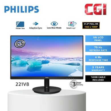 Màn hình LCD Philips 221V8 100HZ