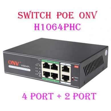 Switch Poe Onv 6 cổng Model ONV-H1064PHC- Hàng chính hãng