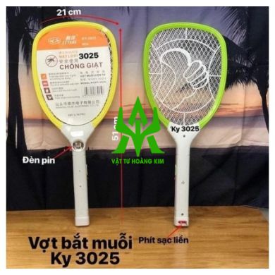 Vợt Muỗi Nắm Đấm KY-3025 Pin Sạc